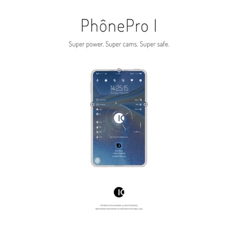 Phone: IO PhônePro I / AI toucscreen mobile smartphone