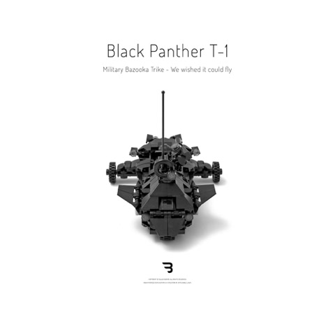 Legomoc: BLACK PANTHER T-1 / Military reconnaissance combat trike