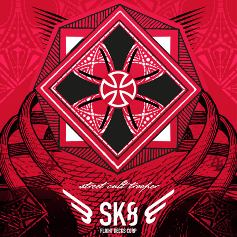 Skateboard: 7" TRIQUEE 15 / Decks never die agenda