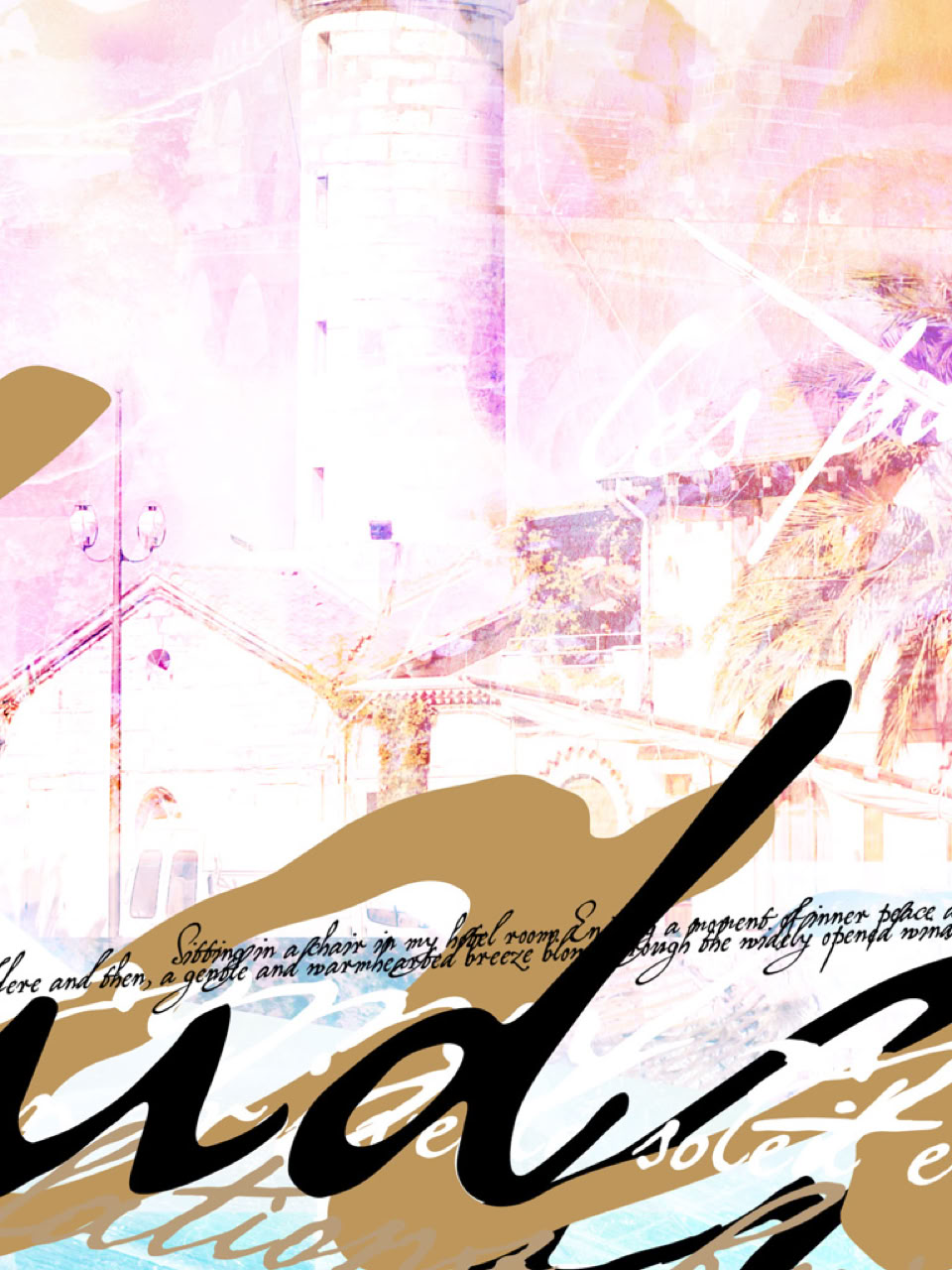 Artwork: TYPOGRAPHIQUE ( LA FONTAINE ) / Fine art print 53x73