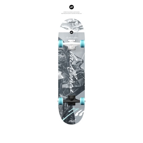 Skateboard: 7" TRIQUEE 45 / Backbones street culture
