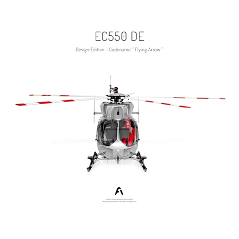 RC Model: EC550 DE / Design Edition RC helicopter model aircraft