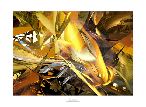 Artwork: ZYKLON ( KRÄFTEFLUSS 01 ) / Fine art print