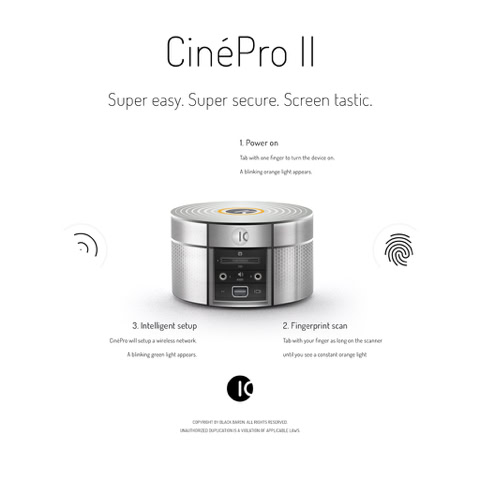 Video: IO CinéPro II / Wireless secure video display system