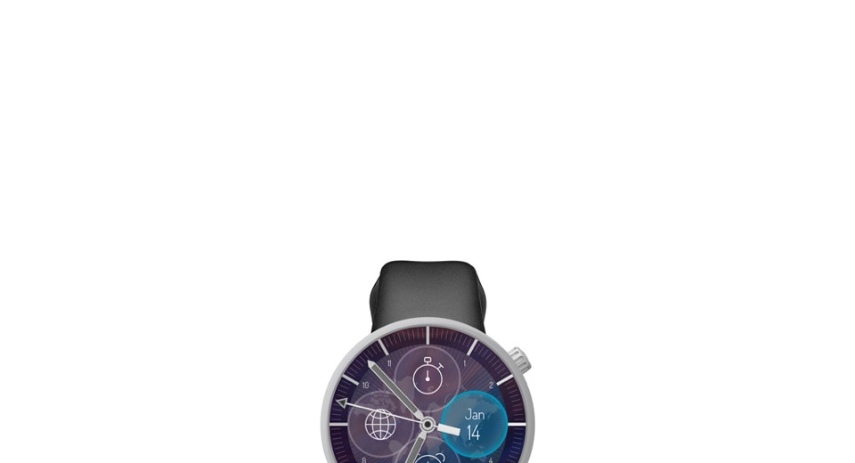 Digital Watch: IO WatchPro I / Digital touchwheel wristwatch