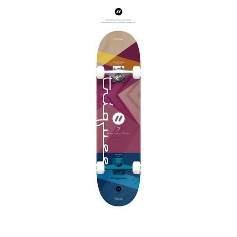 Skateboard: 7" TRIQUEE 75 / Nitro street culture