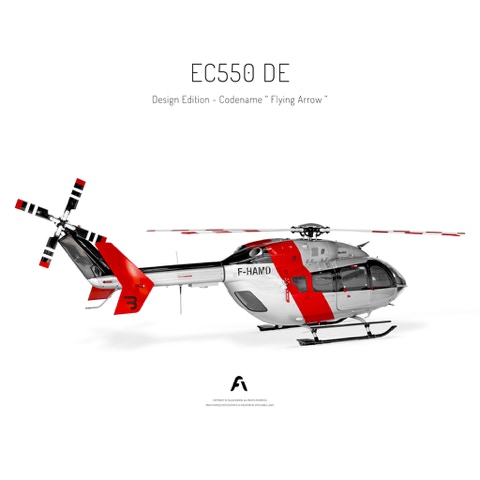 RC Model: EC550 DE / Design Edition RC helicopter model aircraft