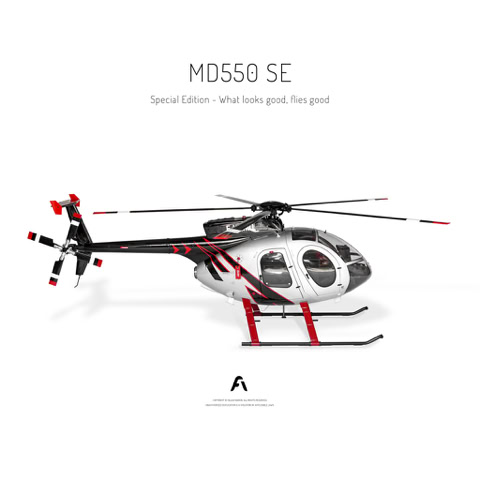 RC Model: MD550 SE / Special Edition RC helicopter model aircraft