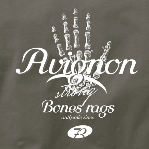 T-Shirt: AVIGNON ( Strong Bones Rags ) / Fashion style design
