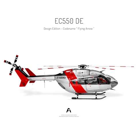 RC Model: EC550 DE / Design Edition RC helicopter model aircraft