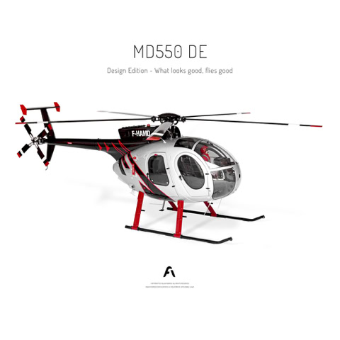 RC Model: MD550 DE / Design Edition RC helicopter model aircraft