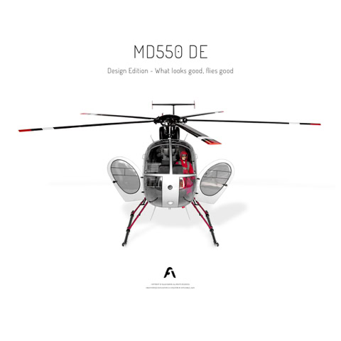 RC Model: MD550 DE / Design Edition RC helicopter model aircraft