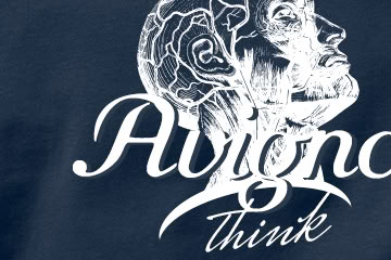 T-Shirt: AVIGNON ( Think Tank Rags ) / Fashion style design