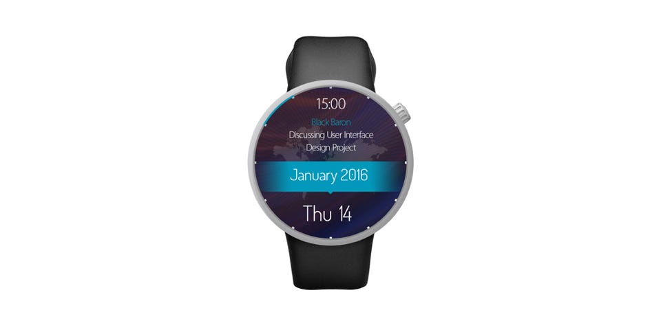 Digital Watch: IO WatchPro I / Digital touchwheel wristwatch