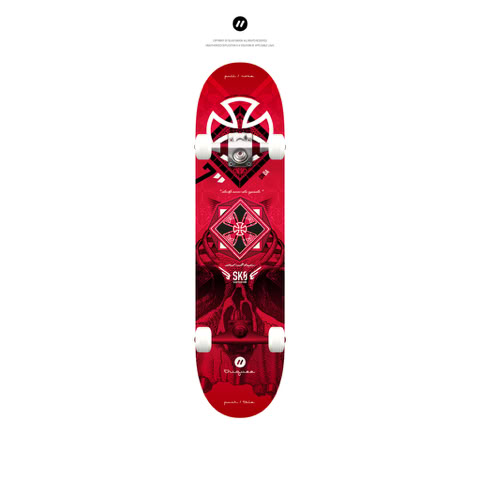 Skateboard: 7" TRIQUEE 15 / Decks never die agenda