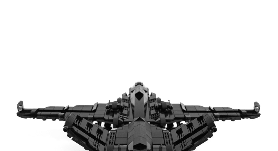 Legomoc: BLACK EAGLE Y-72 / Fighter jet military combat aircraft