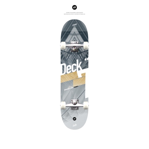 Skateboard: 7" TRIQUEE 35 / Downstairs trooper