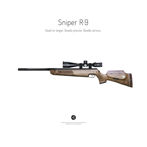 Rifle: SNIPER R-9 / High power and precision airgun rifle