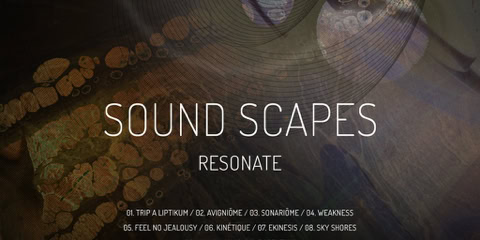 CD Cover: SOUND SCAPES ( RESONATE ) / Llimited music album