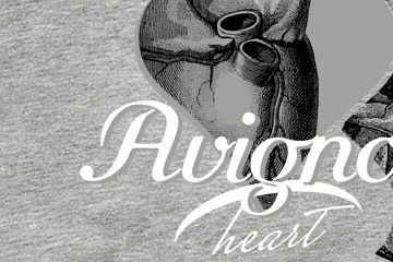 T-Shirt: AVIGNON ( Heart Break Resistor ) / Fashion style design