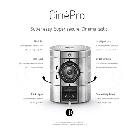 Video: IO CinéPro I / Large format wireless cinema projector