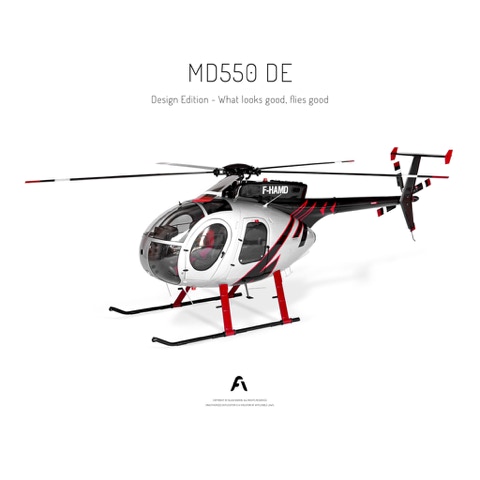 RC Model: MD550 DE / Design Edition RC helicopter model aircraft