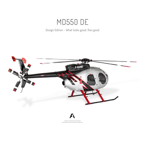 RC Model: MD550 DE / Design Edition RC helicopter model aircraft