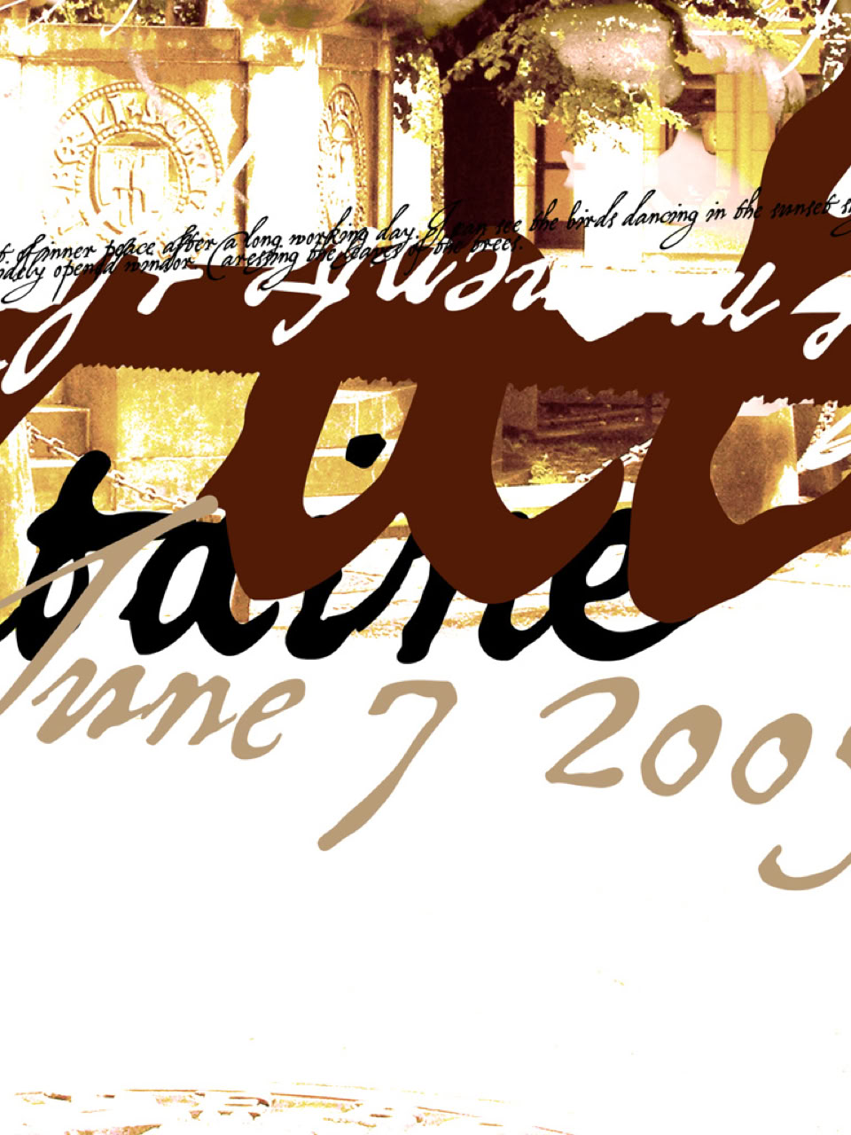 Artwork: TYPOGRAPHIQUE ( LA FONTAINE ) / Fine art print 53x73