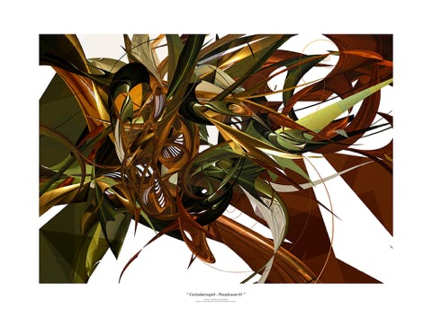 Artwork: PARADOXON ( GEDANKENSPIEL 01 ) / Fine art print